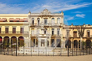 Plaza Vieja Old square in Havana, Cuba photo