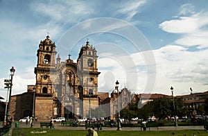 Plaze of arms in Cuzco,Peru