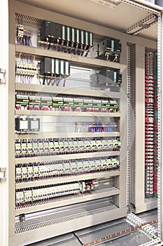 Plc automation panel board photo