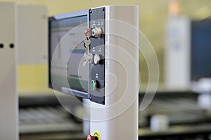 PLC & HMI based control panel photo