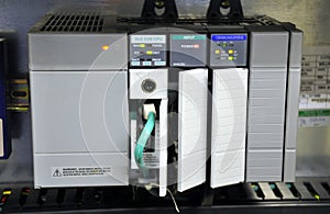 The PLC Industrial computer at work