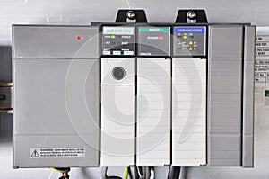 The PLC Industrial computer at work