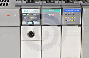 The PLC Industrial computer at work