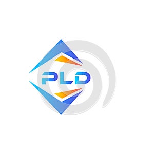 PLD abstract technology logo design on white background. PLD creative initials letter logo concept