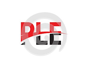 PLE Letter Initial Logo Design Vector Illustration