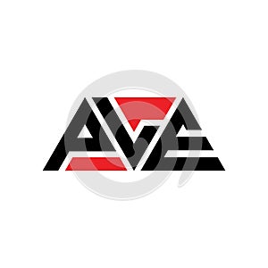 PLE triangle letter logo design with triangle shape. PLE triangle logo design monogram. PLE triangle vector logo template with red