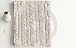Plead handmade with a beautiful knit pattern