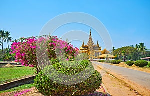 The gardens of Bago, Myanmar photo