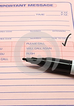 Please Call Important Message