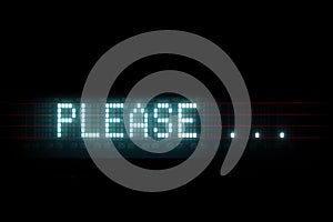 Please digital message