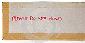 Please do not bend