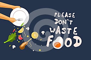 Please don`t waste food