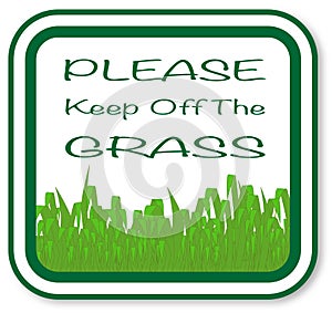 Please Keep Off The Grass