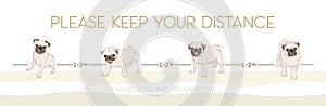 Please keep your distance Poster