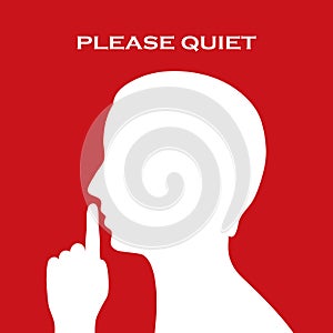 Please quiet sign