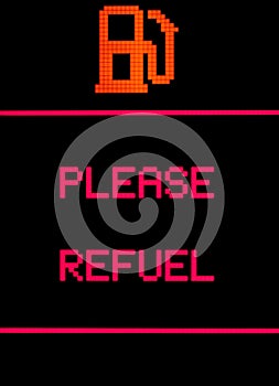 Please refuel photo