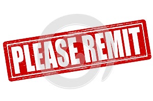 Please remit