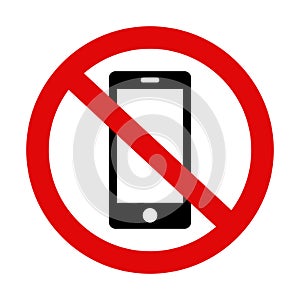 Please silence your mobile phone - warning sign No. 2