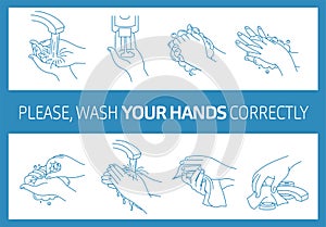 Please, wash your hands properly