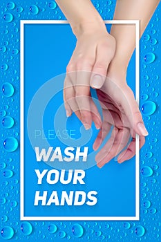 Please wash your hands sign
