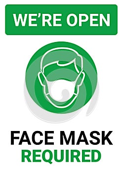 Please wear a face mask and keep your distance to protect from Covid-19