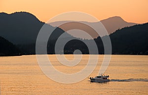 Pleasure boat, West Vancouver, BC