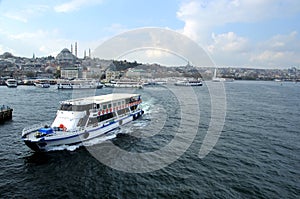 Pleasure cruise on the bosphorus