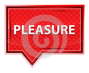 Pleasure misty rose pink banner button