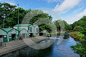 Pleasureboat rentals on the river Avon, Christchurch, New Zealand