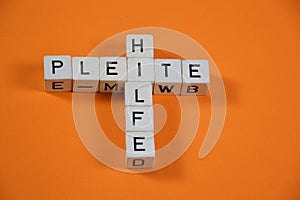 Pleite- the german word for bankrupt