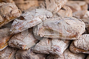 Plenty of fresh loafs of bread