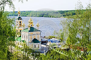 Ples, Russia. gold ring of Russia