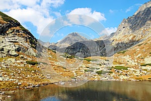 Pleso nad Skokom, High Tatras Vysoke Tatry, Slovakia