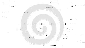 A plethora of horizontal line segments on the white background.