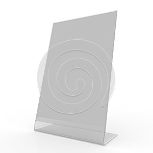 Plexi display - Cards holder mockup