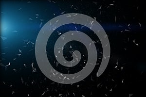 Plexus Facettes in Motion. Nice 3D Rendering