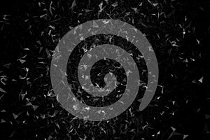 Plexus Facettes in Motion. Nice 3D Rendering