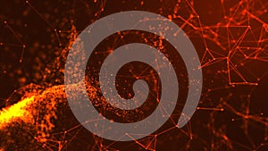 Plexus game esport abstract network business technology science background loop.