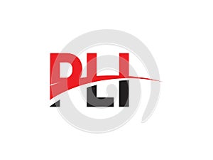 PLI Letter Initial Logo Design Vector Illustration