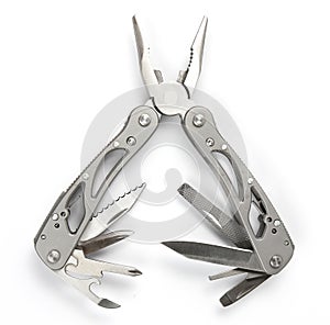 Plier Multi-Tool Folding on White background