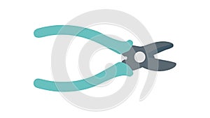Pliers Hand Tool Vector Illustration, Repair and Construction Graphic, vector design Generative AI