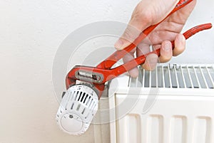 Pliers radiator plumber