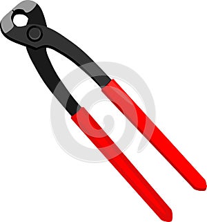 Pliers Scowl Tool Vector Illustration