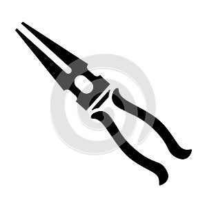 Pliers tool icon vector on trendy design