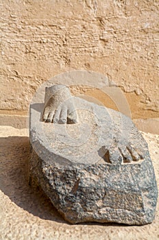 Plinth. Karnak Temple, Luxor, Egypt