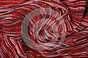 plisse fabric background texture