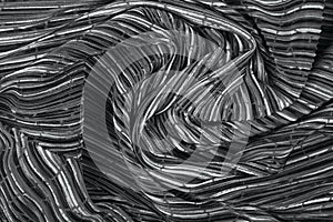 Plisse fabric background texture