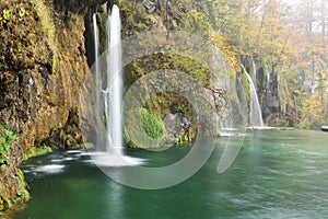 Plitvice Lakes Autumn Color and Mist