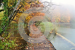 Plitvice Lakes Autumn, Croatia