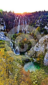 Plitvice lakes Croatia Europe waterfalls travel